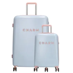 Sale Charm London Capetown Trolley Set baby blue