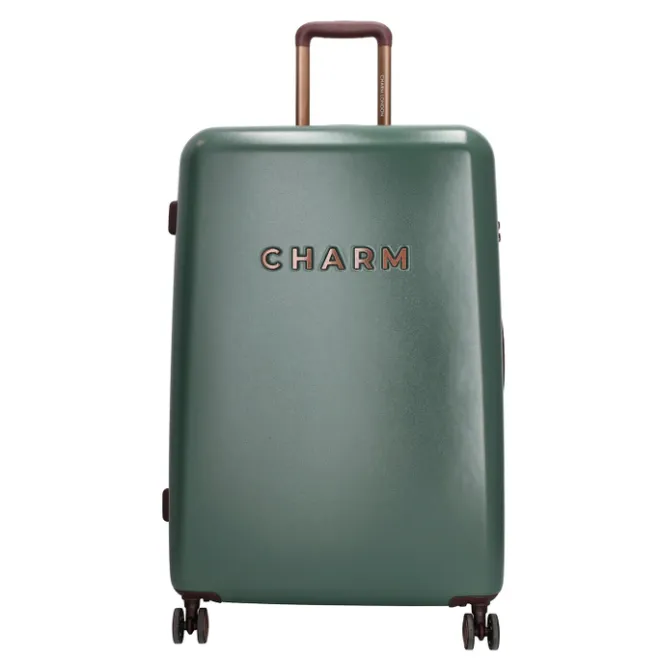 Discount Charm London Capetown Trolley L darkgreen