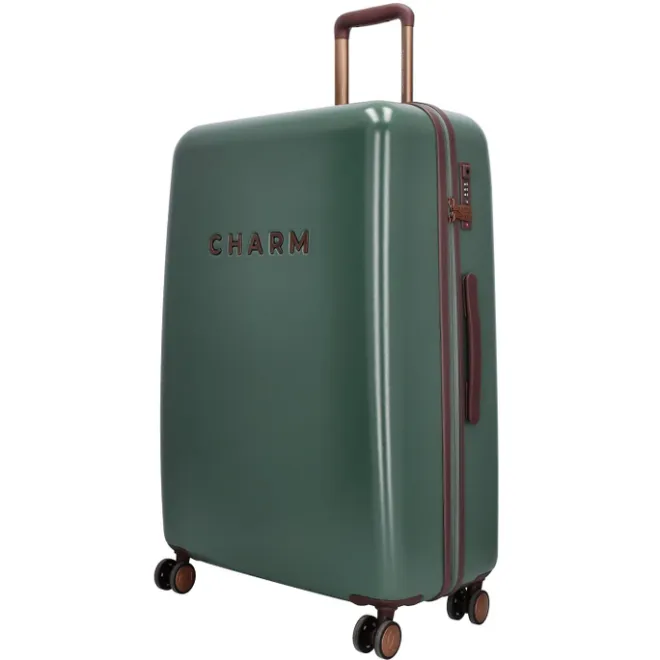 Discount Charm London Capetown Trolley L darkgreen