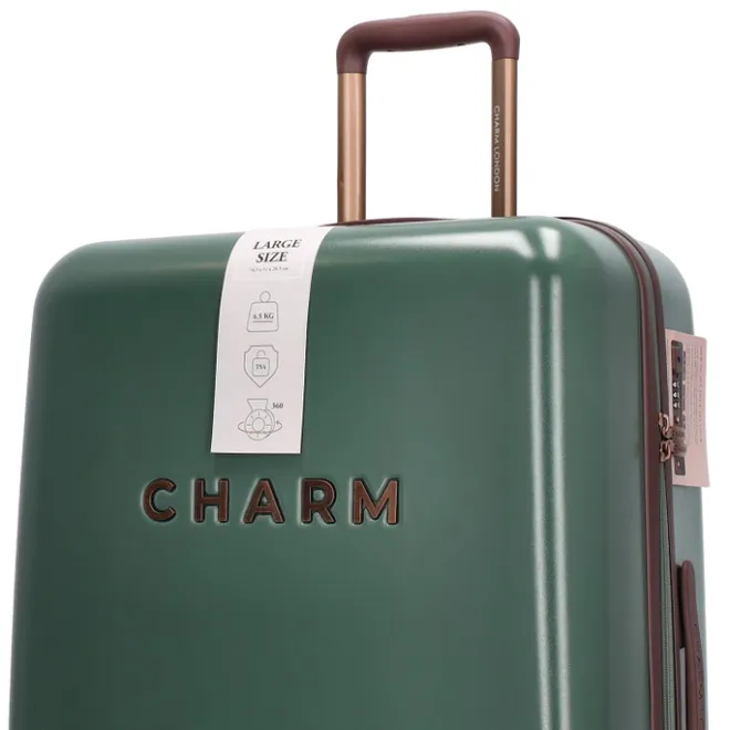 Discount Charm London Capetown Trolley L darkgreen