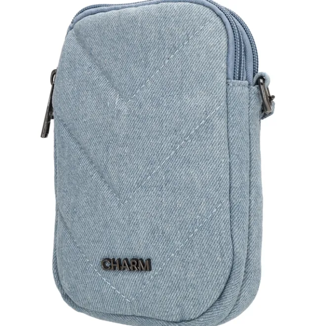 New Charm London Hollywood Phonebag midblue