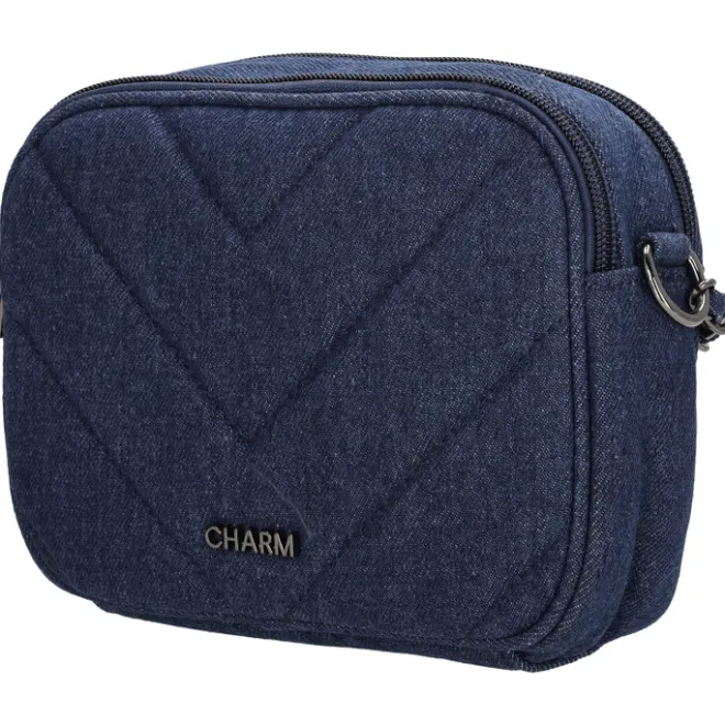 New Charm London Hollywood Shoulderbag blue