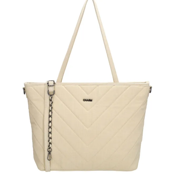 Hot Charm London Hollywood Shopper beige