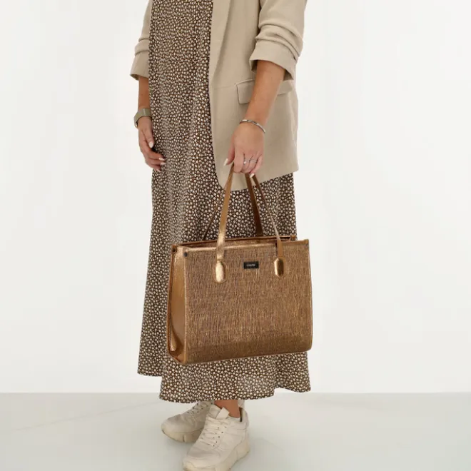 Charm London Kingsway Shopper bronze