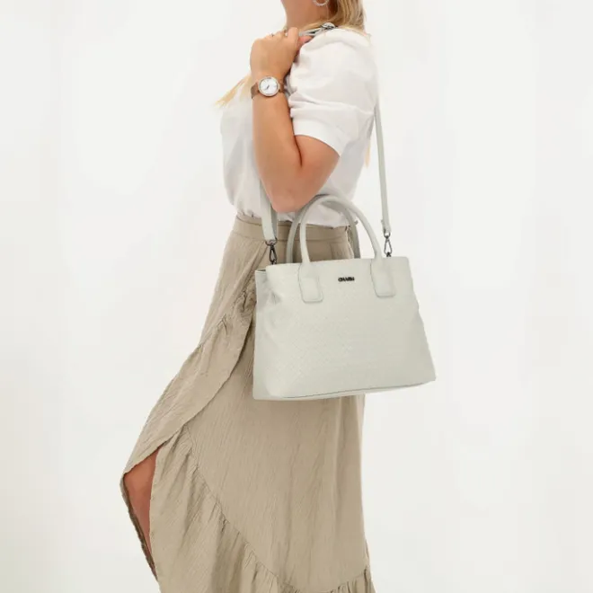 Sale Charm London Mirabello Handbag lightgrey