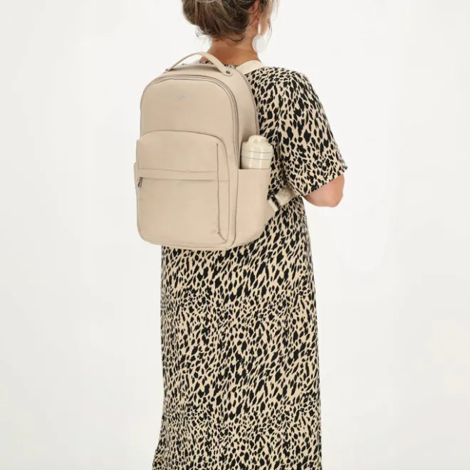 Best Charm London Mulberry Street Backpack beige