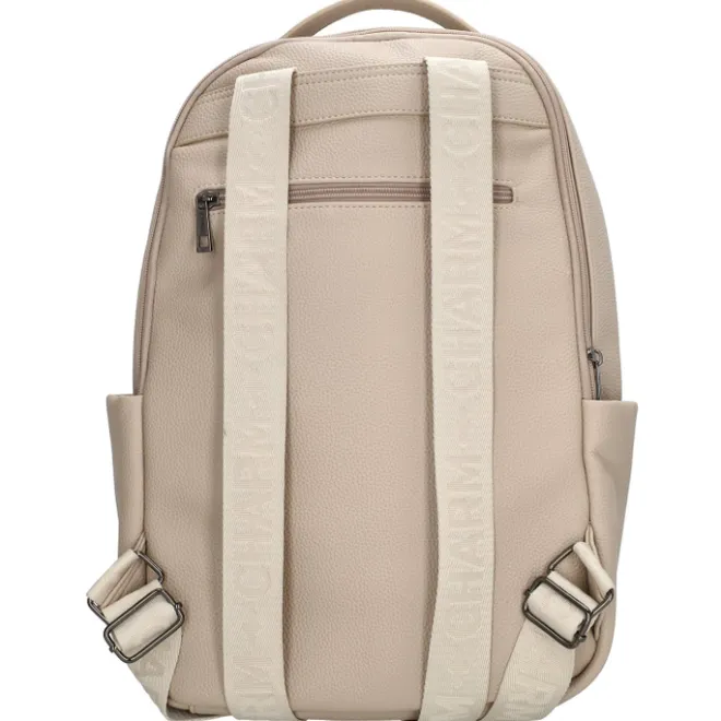 Best Charm London Mulberry Street Backpack beige