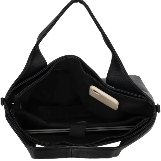Best Charm London Mulberry Street Laptopbag zwart