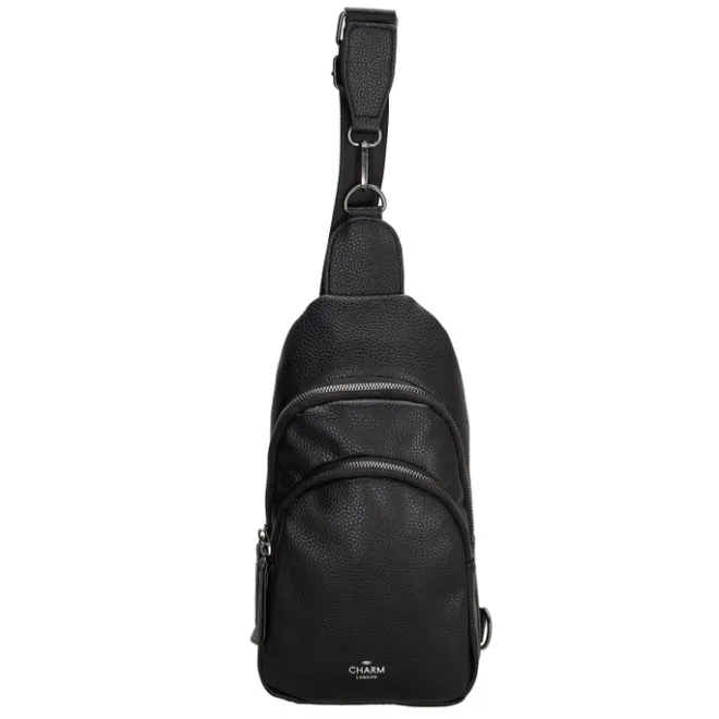 Best Charm London New York Slingbag black