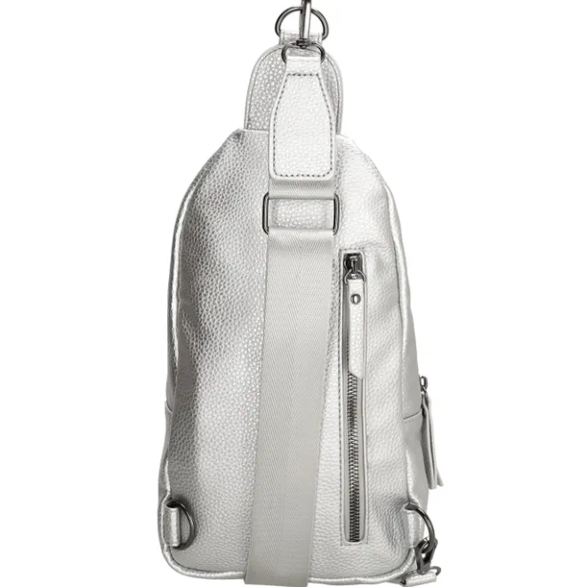 New Charm London New York Slingbag silver