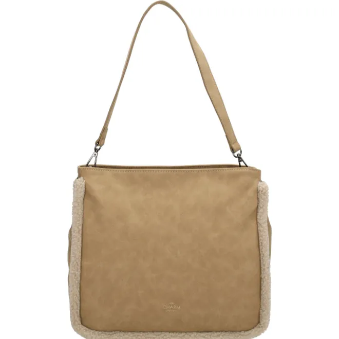 New Charm London Newington Shoulderbag taupe
