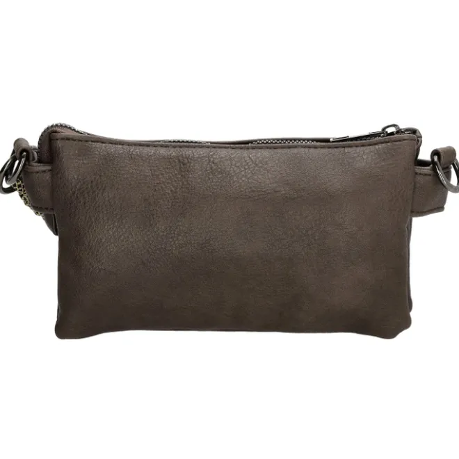 Charm London Tottenham Schoudertas darkbrown