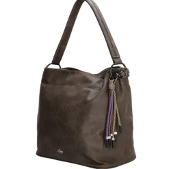 Outlet Charm London Tottenham Shopper darkbrown