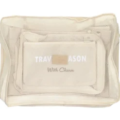 Hot Charm London Travel Accessoires Packingcubes taupe