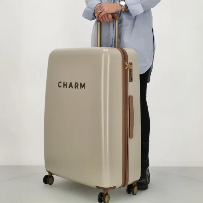 Sale Charm London Travel Trolley L beige