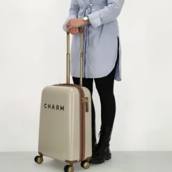 Outlet Charm London Travel Trolley S beige