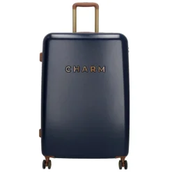 Discount Charm London Travel Trolley Set blauw