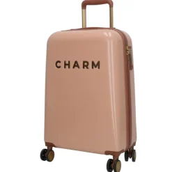Hot Charm London Travel Trolley S roze
