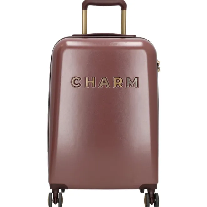 Best Charm London Travel Trolley Set bordeaux