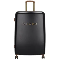 Charm London Travel Trolley Set zwart