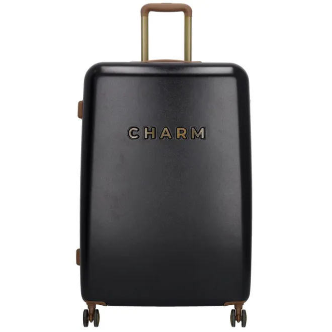 Hot Charm London Travel Trolley L zwart