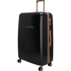 Hot Charm London Travel Trolley L zwart