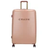 Hot Charm London Travel Trolley L roze