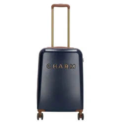 Best Charm London Travel Trolley S blauw