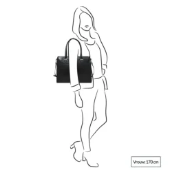 Best Claudio Ferrici Classico Businessbag 15'' black