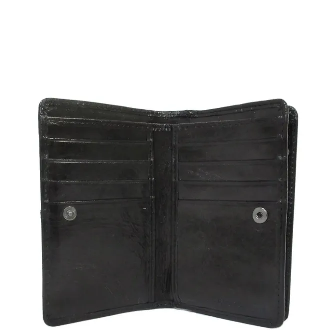Best Claudio Ferrici Pelle Vecchia Wallet black