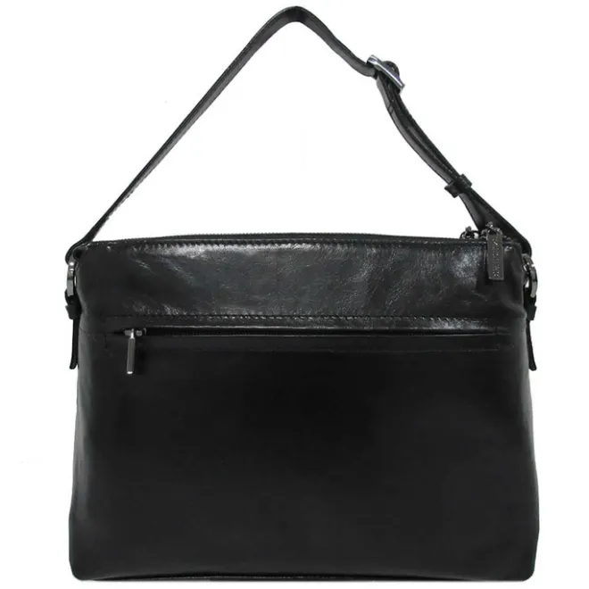 Discount Claudio Ferrici Pelle Vecchia Shoulder Bag black