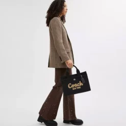 New Coach Cargo Tote black