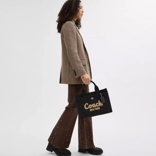 New Coach Cargo Tote black