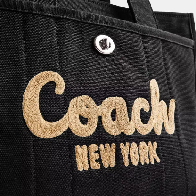 New Coach Cargo Tote black