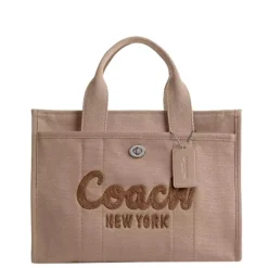 Outlet Coach Cargo Tote dark natural