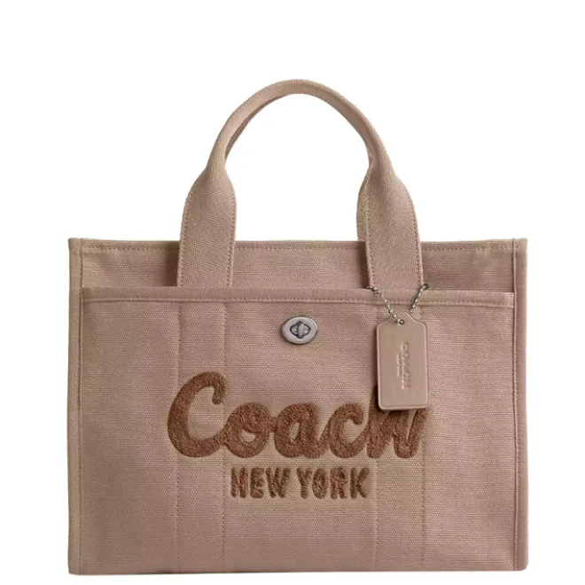 Outlet Coach Cargo Tote dark natural
