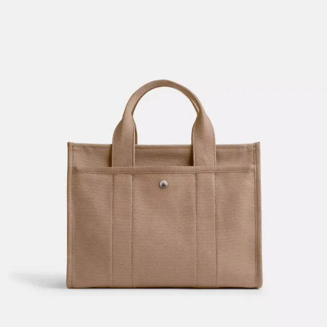 Outlet Coach Cargo Tote dark natural