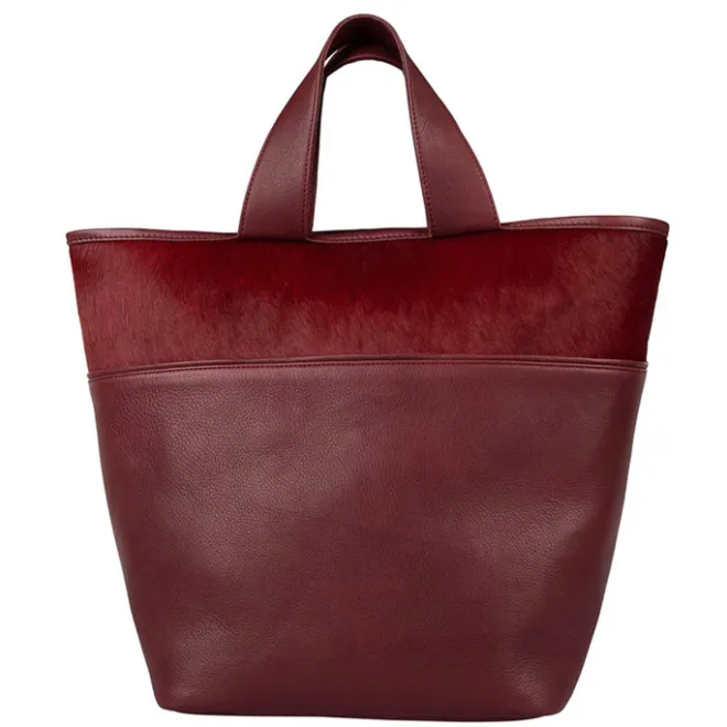 Hot Cowboysbag Columbus Shopper X Carolien Spoor bordeauxred