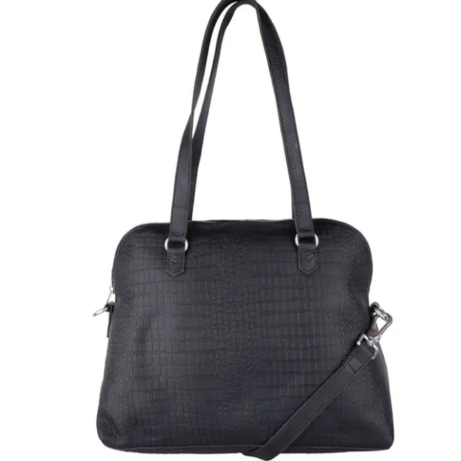 Online Cowboysbag Shoulderbag Winwick croco black