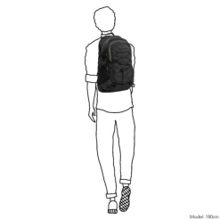 Daniel Ray Chicago Hiking Backpack grey