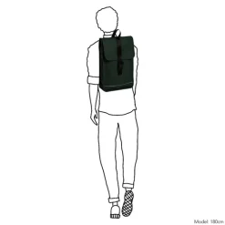 Clearance Daniel Ray Fullerton Waterproof Backpack 15.6" dark green