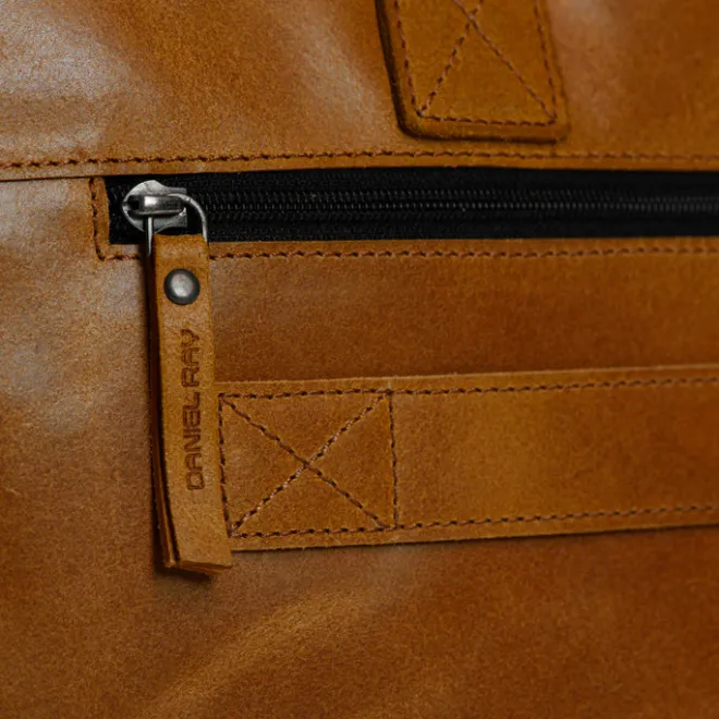 Discount Daniel Ray Gisborne Laptopbag cognac