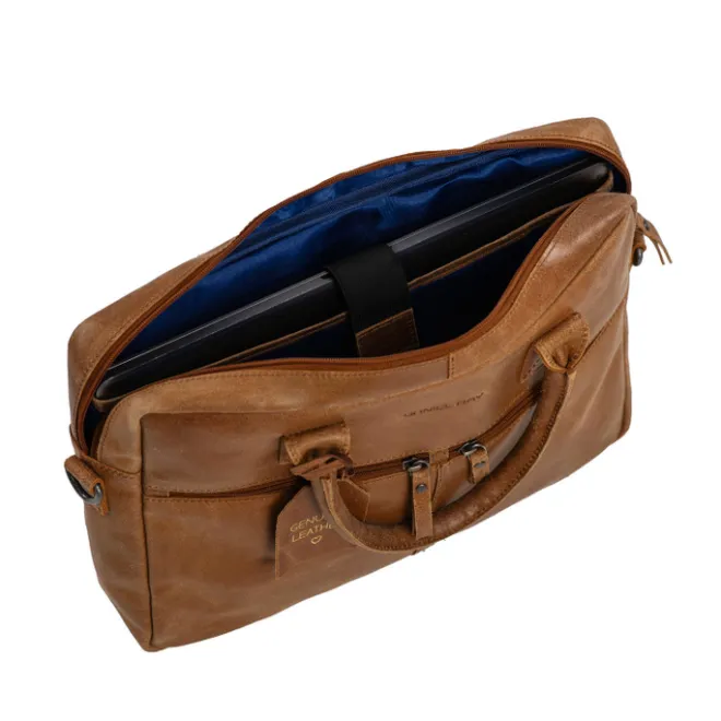 Sale Daniel Ray Gouldburn Laptopbag cognac