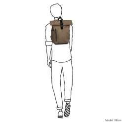 Sale Daniel Ray Griffith Rolltop Backpack L taupe