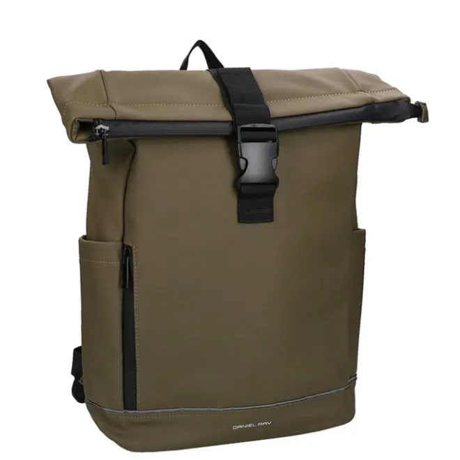 Hot Daniel Ray Highlands Waterafstotende Laptop Backpack 15.6'' M olive green