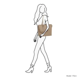 Clearance Daniel Ray Lithgow Laptop Shopper beige