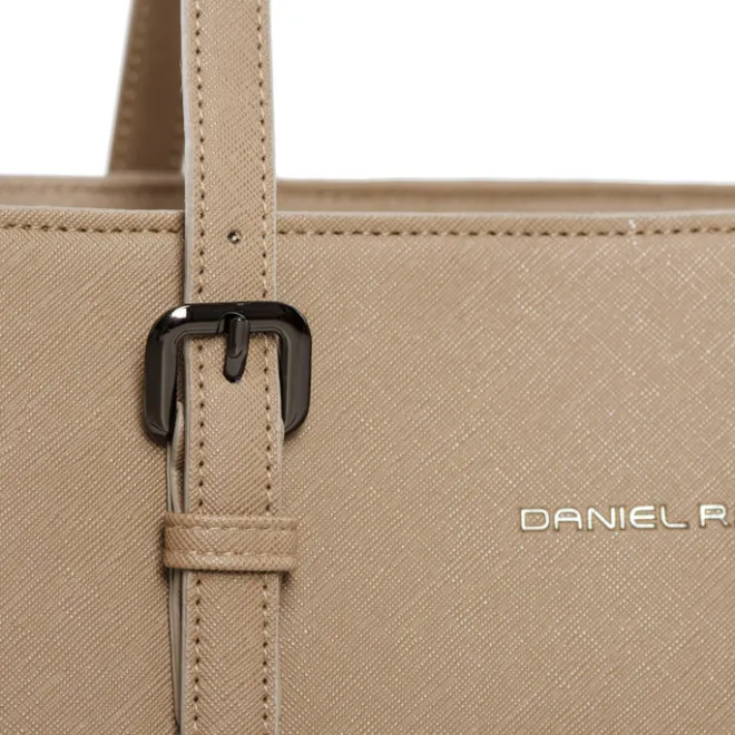 Clearance Daniel Ray Lithgow Laptop Shopper beige