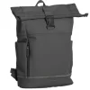 Discount Daniel Ray Pittsburgh Rolltop Backpack Coated 15.6" dark grey