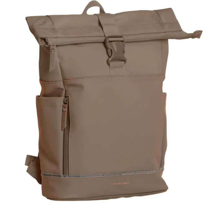 Online Daniel Ray Pittsburgh Rolltop Backpack Coated 15.6" taupe