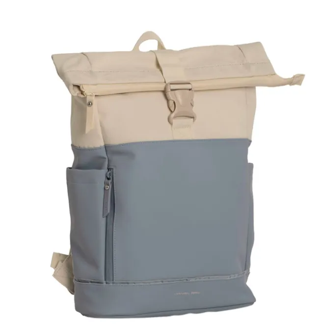Clearance Daniel Ray Pittsburgh Water-Repellent Backpack soft blue/beige